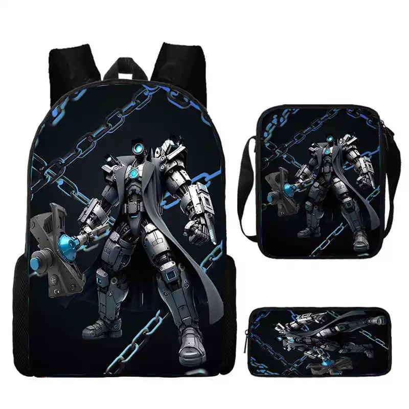 Skibidi Custom Backpack Set - Backpack - LeStyleParfait