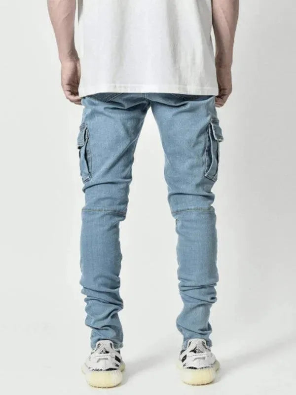 Skinny Cargo Jeans For Men - Men's Jeans - LeStyleParfait