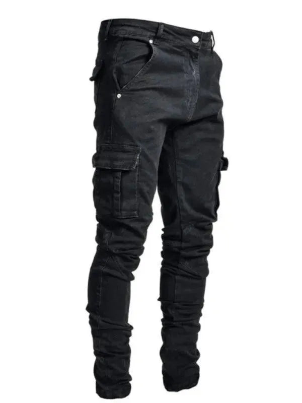 Skinny Cargo Jeans For Men - Men's Jeans - LeStyleParfait