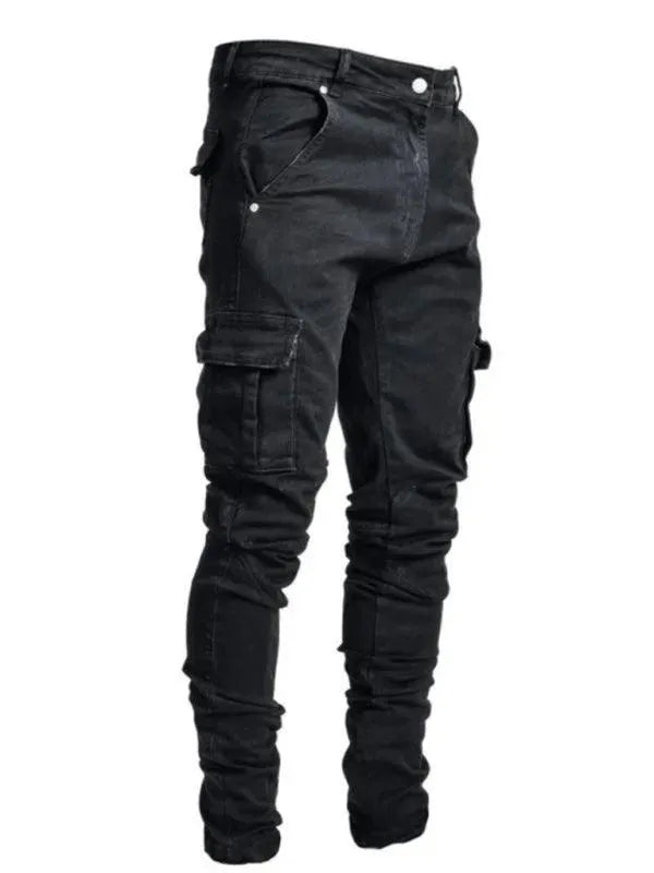 Skinny Cargo Jeans For Men - Men's Jeans - LeStyleParfait