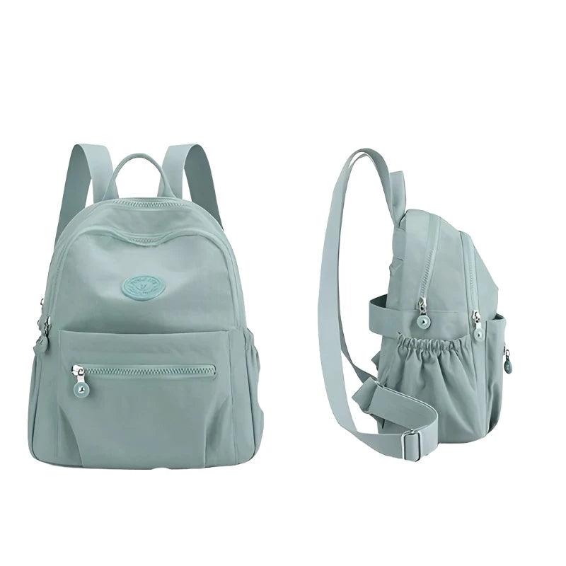 Solid Color Nylon Lightweight Backpack - Backpack - LeStyleParfait