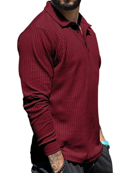 Solid Polyester Graphic T-Shirt for General - All-Season Everyday - Polo Shirt - LeStyleParfait