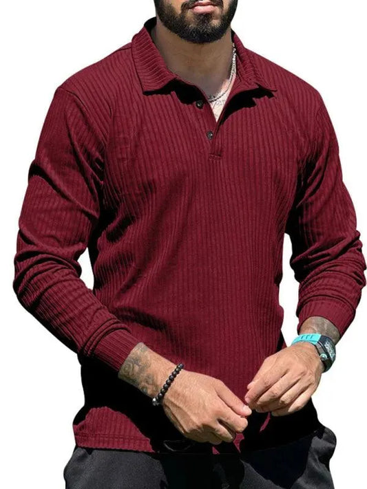 Solid Polyester Graphic T-Shirt for General - All-Season Everyday - Polo Shirt - LeStyleParfait