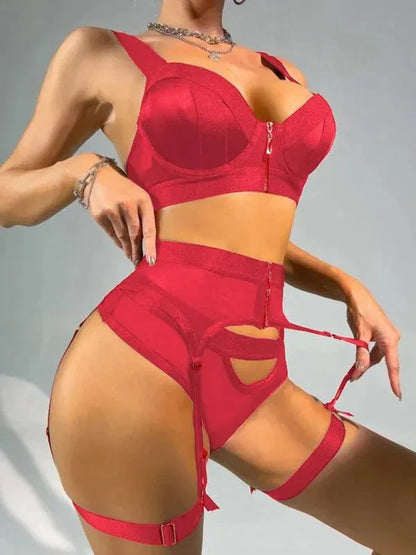 Solid Sexy Women Lingerie Sets - Lingerie Set - LeStyleParfait