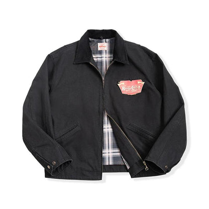 Street Style Harrington Jacket Men-Harrington Jacket-LeStyleParfait