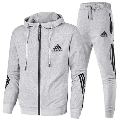 Striped Tracksuits-Sports Outfit Sets - Tracksuit - LeStyleParfait