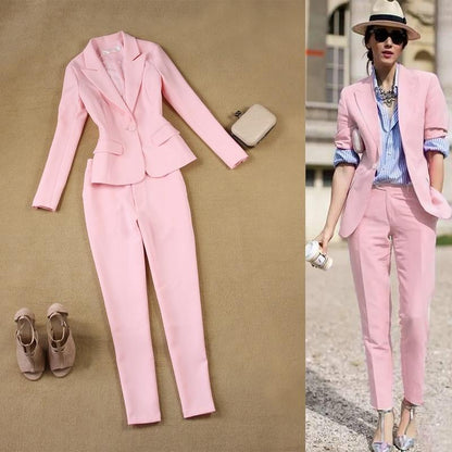 Stylish Pink Pantsuit - Pantsuit - LeStyleParfait