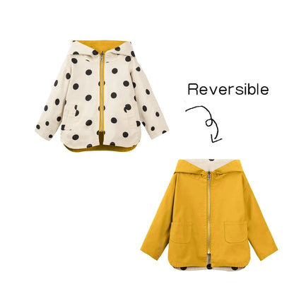 Stylish Polka Dot Kid's Jacket - Kids Jackets - LeStyleParfait