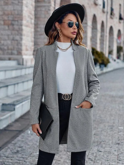 Stylish Round Neck Women's Trench Coat - Trench Coat - LeStyleParfait