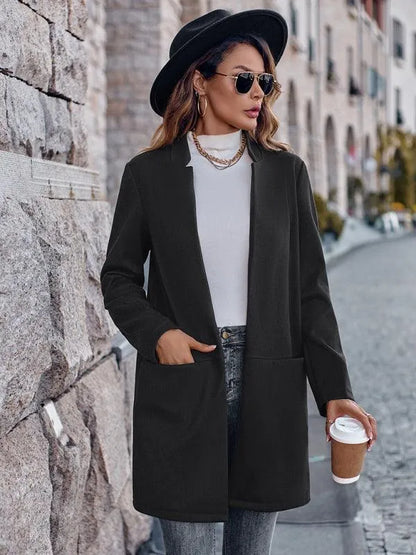 Stylish Round Neck Women's Trench Coat - Trench Coat - LeStyleParfait