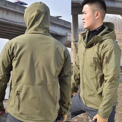 Tactical Waterproof Fleece Jacket for Men-Fleece Tactical Jacket-LeStyleParfait