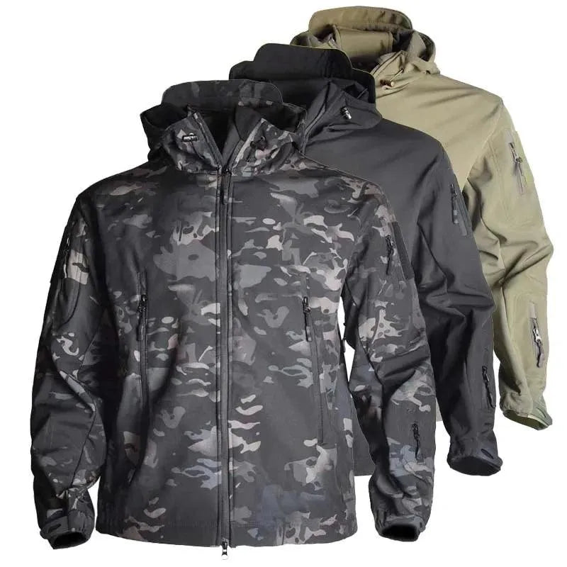 Tactical Waterproof Fleece Jacket for Men - Fleece Tactical Jacket - LeStyleParfait