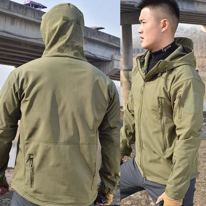 Tactical Waterproof Fleece Jacket for Men - Fleece Tactical Jacket - LeStyleParfait