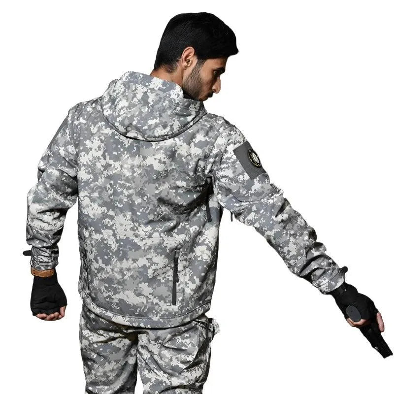 Tactical Waterproof Fleece Jacket for Men - Fleece Tactical Jacket - LeStyleParfait