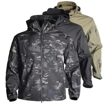 Tactical Waterproof Fleece Jacket for Men-Fleece Tactical Jacket-LeStyleParfait