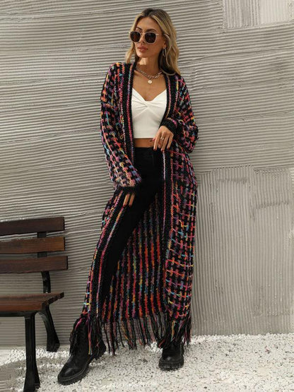 Tassel Long Women Cardigan Sweater - Cardigan Sweater - LeStyleParfait