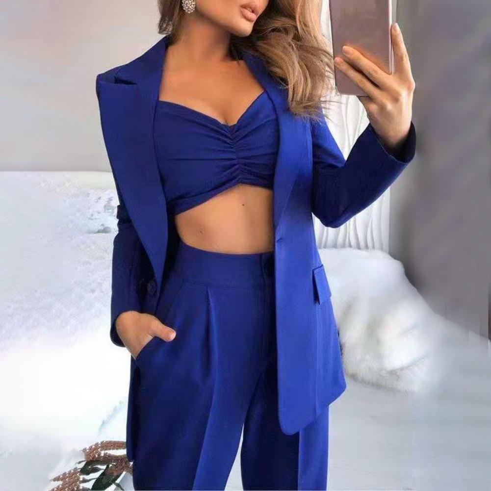 The Fashionista Three Piece Pantsuit - Pantsuit - LeStyleParfait