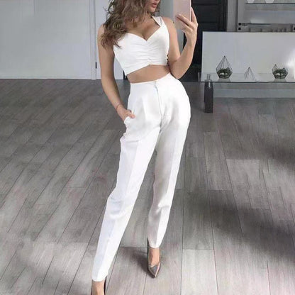 The Fashionista Three Piece Pantsuit - Pantsuit - LeStyleParfait