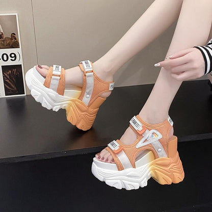 Thick Platform Wedge Sandals Shoes - Wedge Shoes - LeStyleParfait