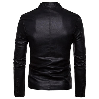 Urban Edge Slim Fit Leather Jacket-Leather Jacket-LeStyleParfait