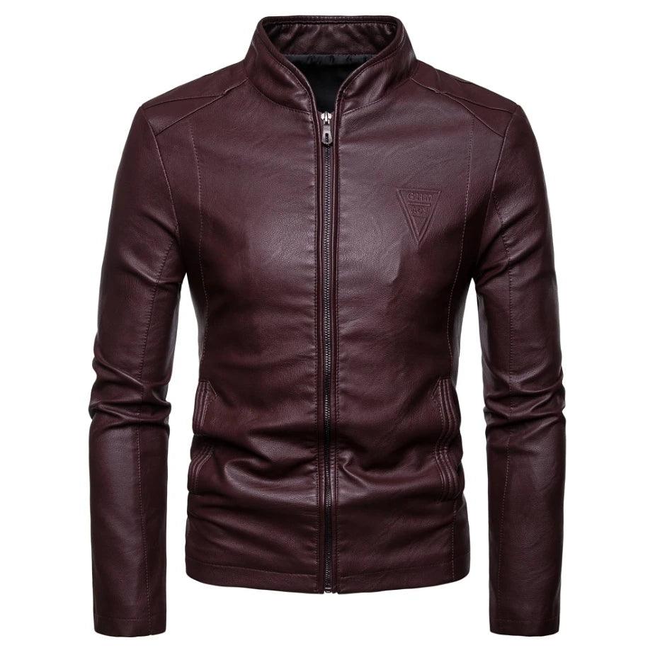 Urban Edge Slim Fit Leather Jacket-Leather Jacket-LeStyleParfait