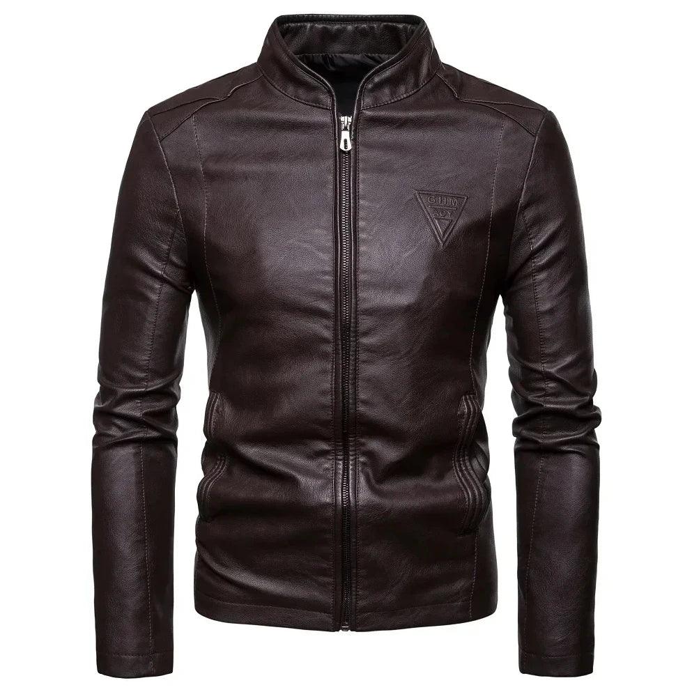 Urban Edge Slim Fit Leather Jacket-Leather Jacket-LeStyleParfait