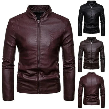 Urban Edge Slim Fit Leather Jacket - Leather Jacket - LeStyleParfait