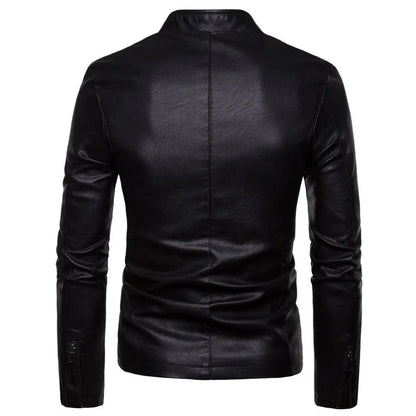 Urban Edge Slim Fit Leather Jacket - Leather Jacket - LeStyleParfait