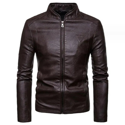 Urban Edge Slim Fit Leather Jacket - Leather Jacket - LeStyleParfait