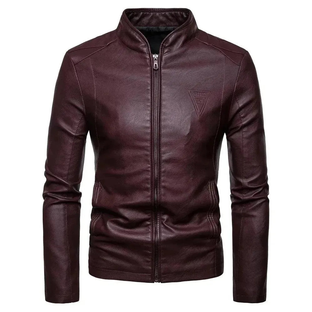 Urban Edge Slim Fit Leather Jacket - Leather Jacket - LeStyleParfait