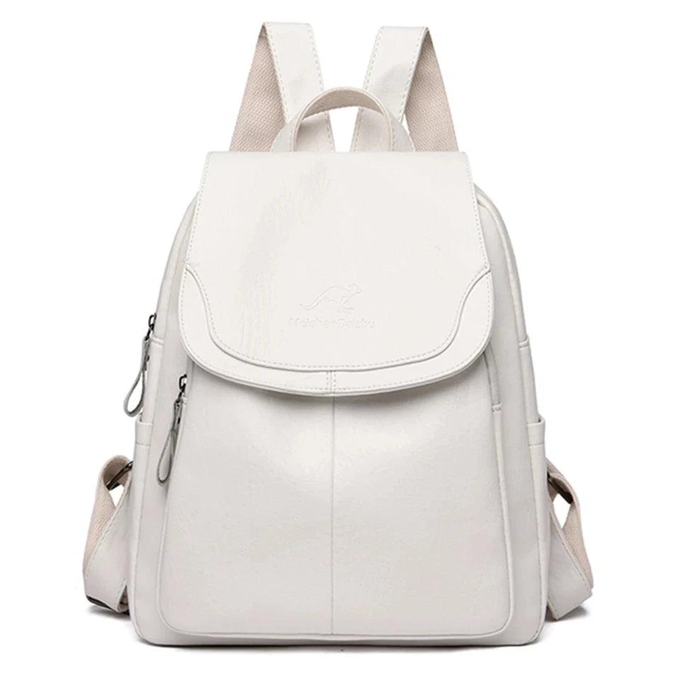 Vintage Soft Leather Women's Backpack - Backpack - LeStyleParfait