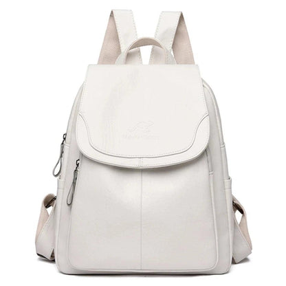 Vintage Soft Leather Women's Backpack - Backpack - LeStyleParfait