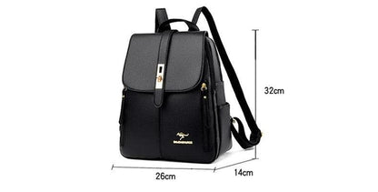 Vintage Style Luxury Leather Women's Backpack - Backpack - LeStyleParfait