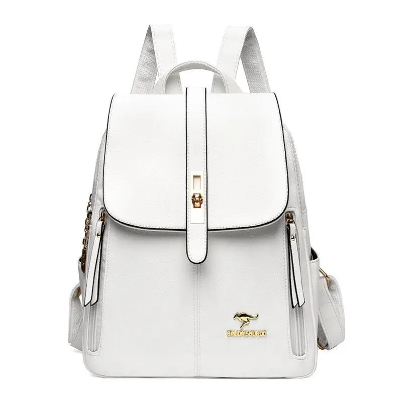 Vintage Style Luxury Leather Women's Backpack - Backpack - LeStyleParfait