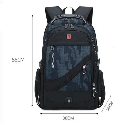 Waterproof Laptop Backpack with USB Port - Backpack - LeStyleParfait