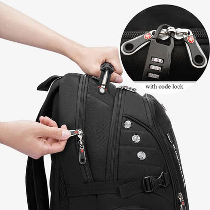 Waterproof Laptop Backpack with USB Port - Backpack - LeStyleParfait