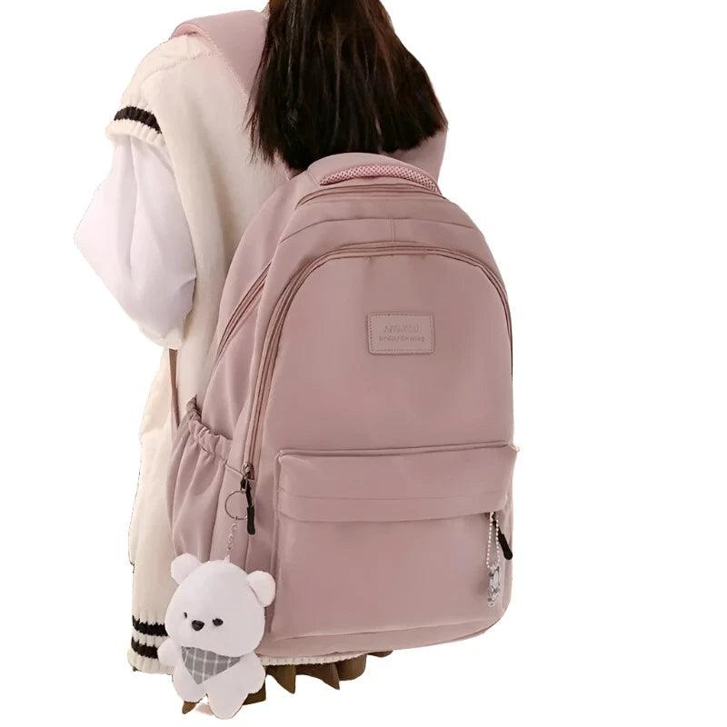 Waterproof Nylon Fashion Backpack for Teens - Backpack - LeStyleParfait