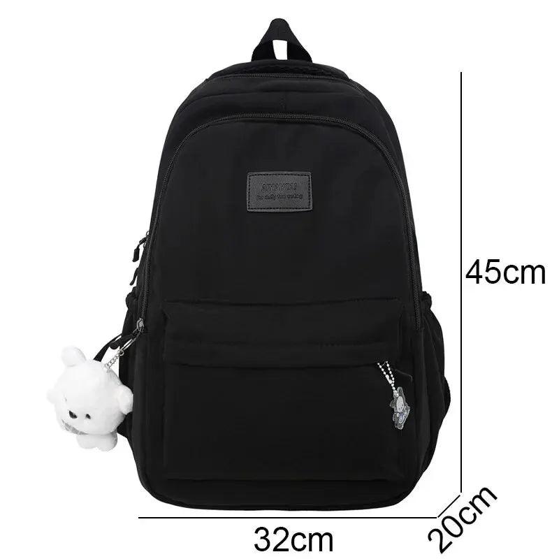 Waterproof Nylon Fashion Backpack for Teens - Backpack - LeStyleParfait