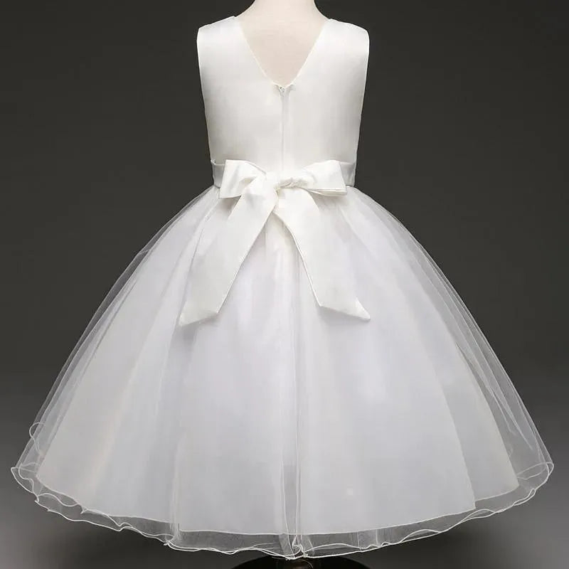 White Baptism Wedding Dress For Girls - Girls Dresses - LeStyleParfait