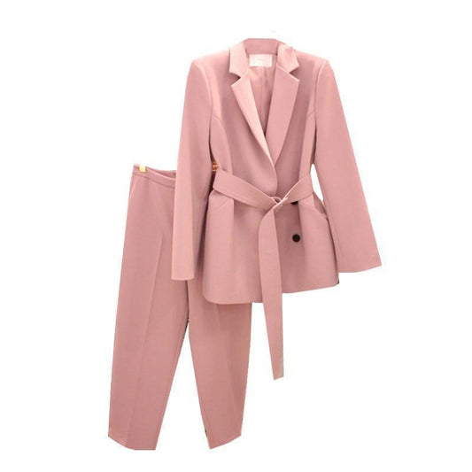 Women Belted Pantsuit - Pantsuit - LeStyleParfait