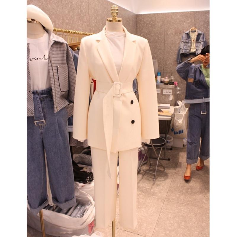 Women Belted Pantsuit - Pantsuit - LeStyleParfait