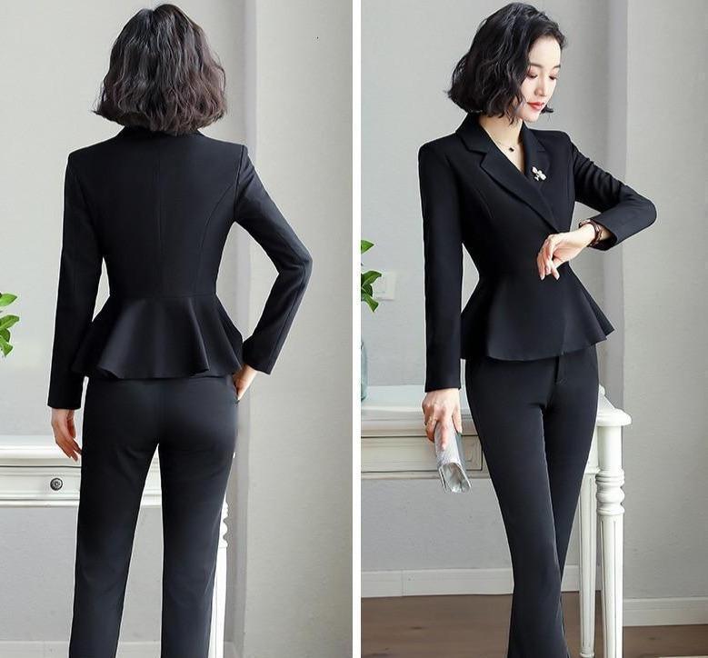 Women Business Pantsuits - Pantsuit - LeStyleParfait