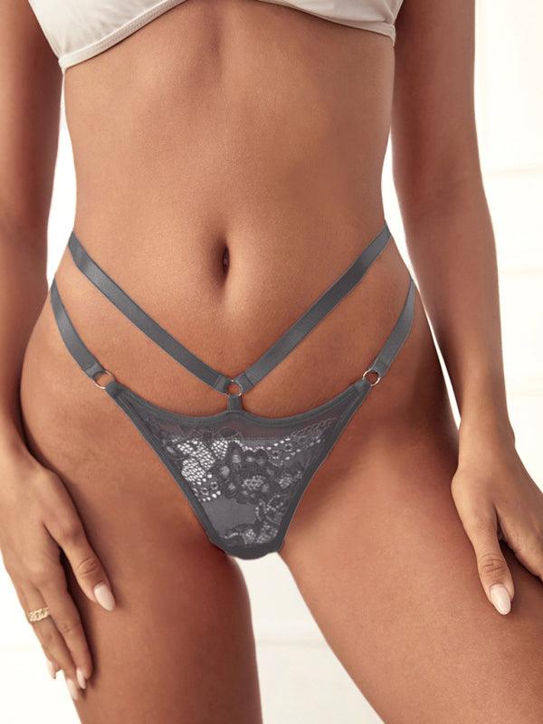 Women Lace Low-rise Thongs - Panties - LeStyleParfait