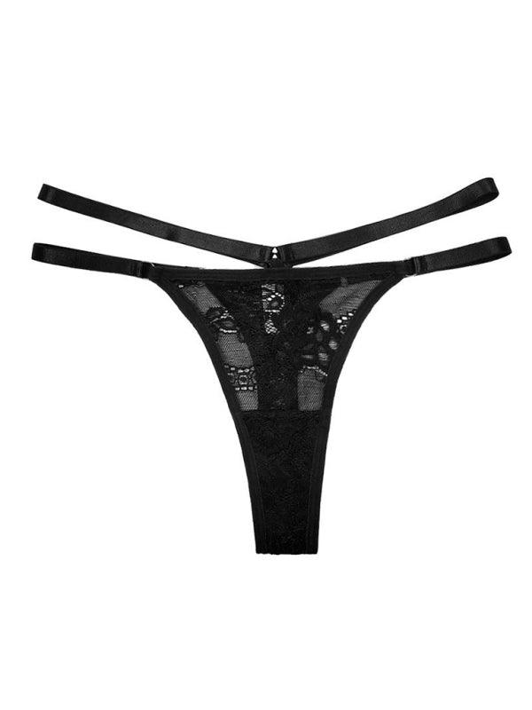 Women Lace Low-rise Thongs - Panties - LeStyleParfait