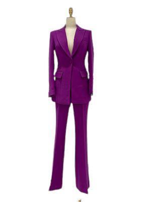 Women Pantsuit, Two Piece Suit, Rose - Pantsuit - LeStyleParfait