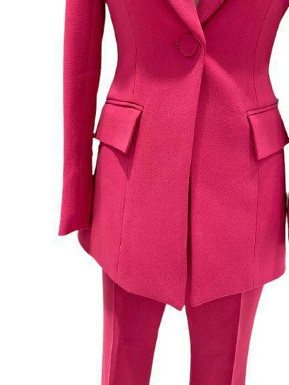 Women Pantsuit, Two Piece Suit, Rose - Pantsuit - LeStyleParfait