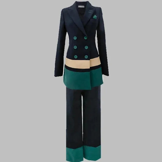 Women Patchwork Business Pantsuit - Pantsuit - LeStyleParfait