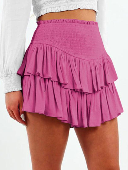 Women's Casual Fashion All-Match Cake Short Skirt - - LeStyleParfait