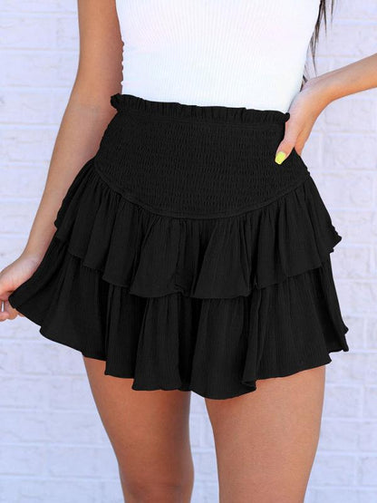 Women's Casual Fashion All-Match Cake Short Skirt - - LeStyleParfait