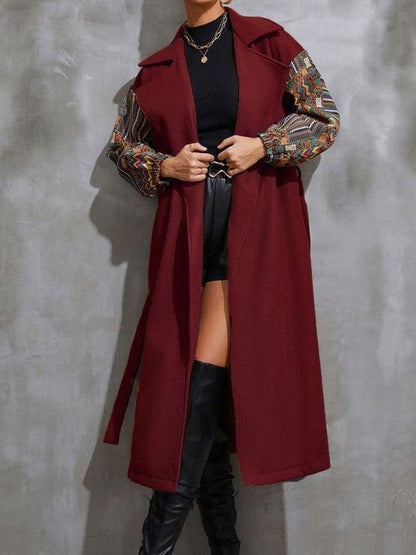 Women's Lapel Loose Woolen Coat - Overcoat - LeStyleParfait